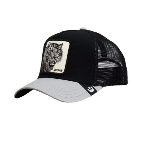 Czapka z daszkiem Goorin Bros. The Savage Tiger Trucker - 101-1778-BLK