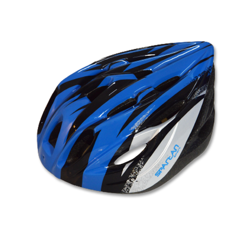 Kask rowerowy regulowany SPARTAN Niebieski r. L - S307