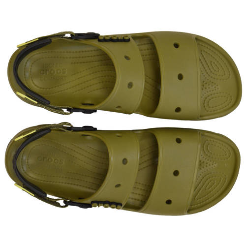 Klapki sandały Crocs Classic All Terrain Sandal Aloe Zielone - 207711-3UA