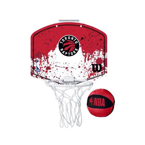 Mini tablica do koszykówki Wilson NBA Team Mini Hoop Toronto Raptors - WTBA1302TOR