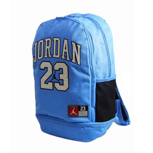 Plecak sportowy  Air Jordan 23 Jersey Backpack do szkoły niebieski 27L - 9A0780-B9F