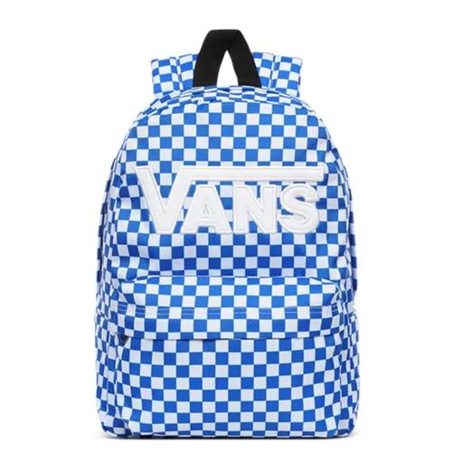Plecak szkolny Vans New Skool Victoria Blue szachownica niebieski - VN0002TLJBS