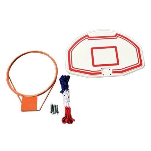 Tablica kosz do Kosza Koszykówki Master Obręcz z Siatką + Piłka do koszykówki Spalding NBA Junior dla dzieci rozmiar: 5